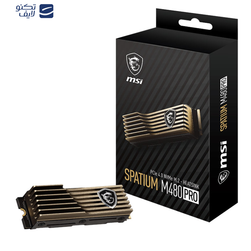اس اس دی اینترنال ام اس آی مدل SPATIUM M480 PRO PCIe 4.0 NVMe M.2 HS ظرفیت 2 ترابایت اس اس دی اینترنال ام اس آی مدل SPATIUM M480 PRO PCIe 4.0 NVMe M.2 HS ظرفیت 2 ترابایت