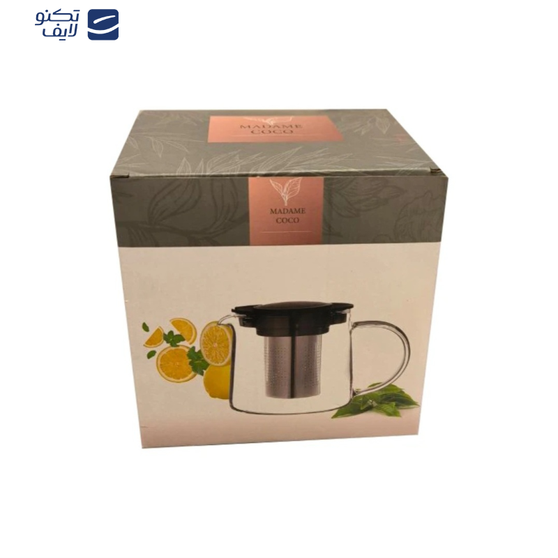 قوری مادام کوکو مدل prx کد 990 گنجایش 990 میلی لیتر