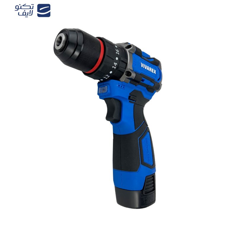 دریل شارژی 16/8 ولت براشلس ویوارکس مدل VR1610V-21BL دریل شارژی 16/8 ولت براشلس ویوارکس مدل VR1610V-21BL