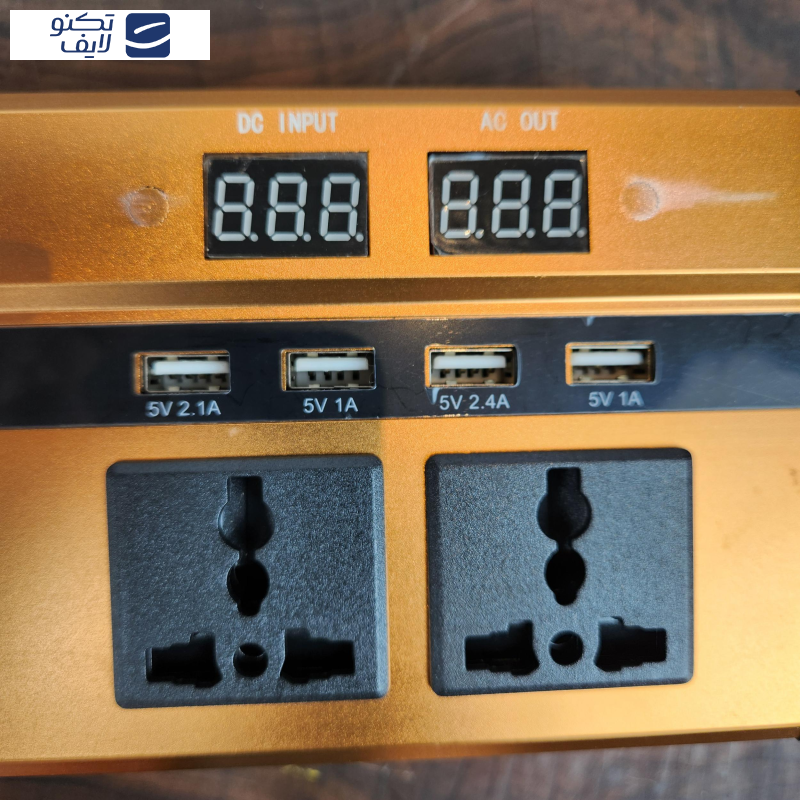 مبدل برق خودرو اینتیمکث  کد 100217  ظرفیت 2000 وات