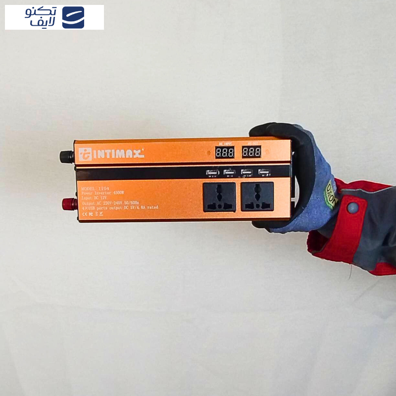 مبدل برق خودرو صنعتی اینتیمکث کد 1104 ظرفیت 4500 وات