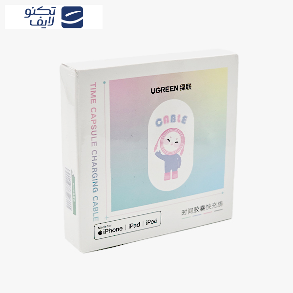 کابل تبدیل USB-C به لایتنینگ یوگرین مدل US387-15192 طول 1 متر کابل تبدیل USB-C به لایتنینگ یوگرین مدل US387-15192 طول 1 متر