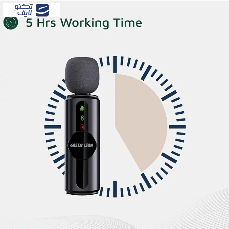 ست میکروفن بی سیم گرین لاین مدل GM-80X با درگاه اتصال لایتنینگ/AUX/USB-C ست میکروفن بی سیم گرین لاین مدل GM-80X با درگاه اتصال لایتنینگ/AUX/USB-C