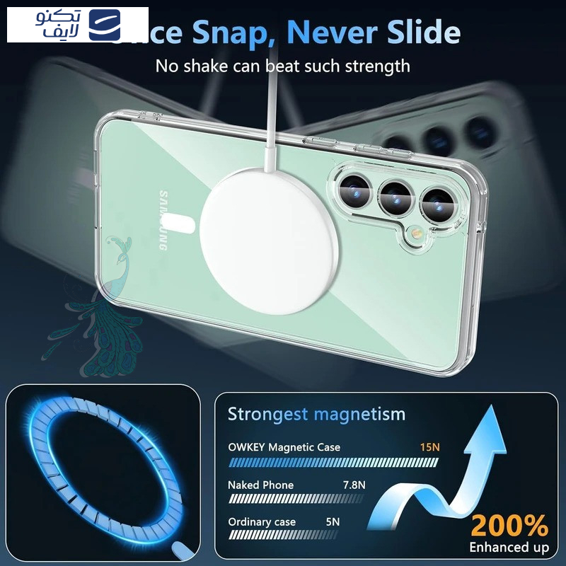 کاور پیکوک مدل Clear Magsafe مناسب برای گوشی موبایل سامسونگ Galaxy A06 کاور پیکوک مدل Clear Magsafe مناسب برای گوشی موبایل سامسونگ Galaxy A06