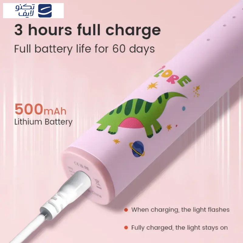 مسواک برقی گرین لاین مدل KIDS ELECTRIC مسواک برقی گرین لاین مدل KIDS ELECTRIC