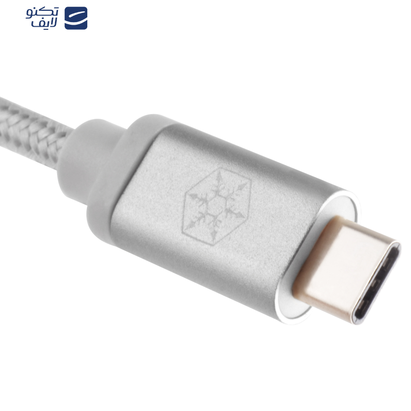 کابل تبدیل USB به USB-C سیلوراستون مدل CPU04 طول 1 متر کابل تبدیل USB به USB-C سیلوراستون مدل CPU04 طول 1 متر