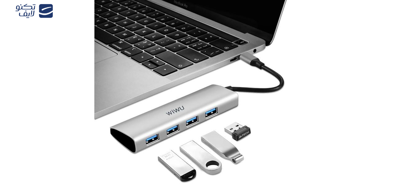 هاب 4 پورت USB-C ویوو مدل A440 هاب 4 پورت USB-C ویوو مدل A440