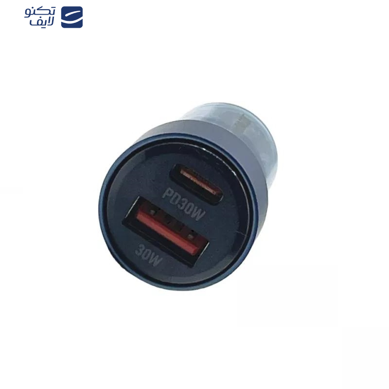 شارژر فندکی 30 وات دو پورت جووی مدل JC-136 شارژر فندکی 30 وات دو پورت جووی مدل JC-136