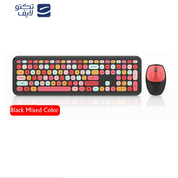 کیبورد و ماوس بیسیم مافی مدل 666، سوییچ ممبران، Full-Size