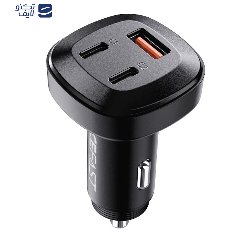 شارژر فندکی 36 وات سه پورت ایس فست مدل B3