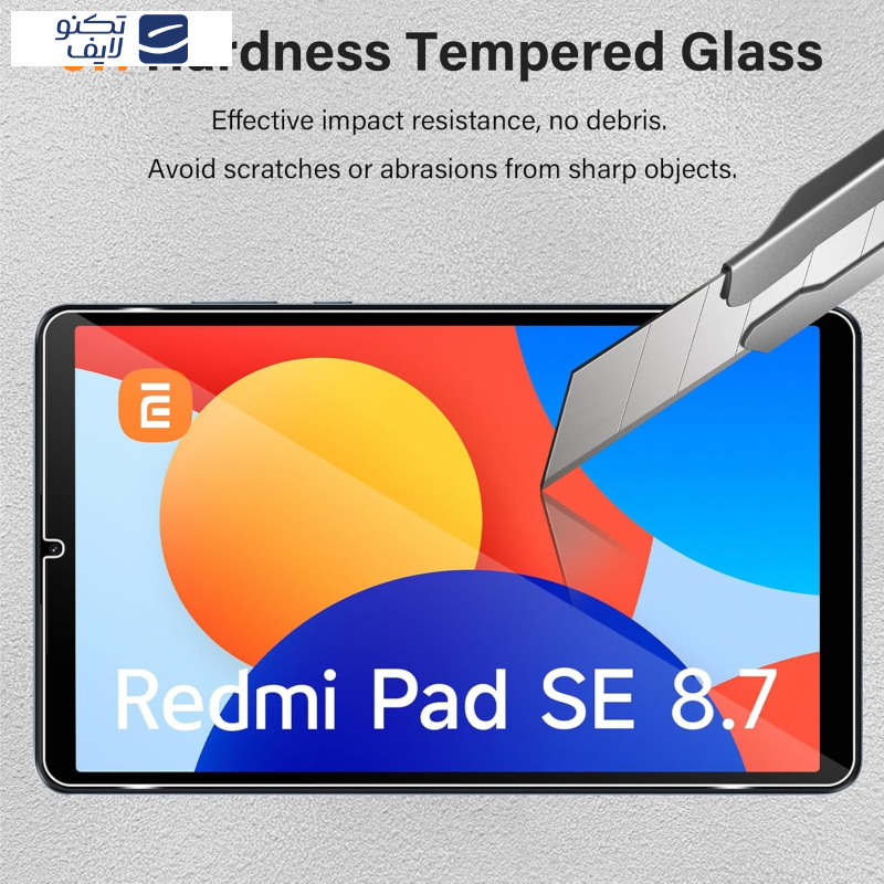 محافظ صفحه نمایش مدل TABS1 9H مناسب برای تبلت شیائومی Redmi Pad SE 8.7 محافظ صفحه نمایش مدل TABS1 9H مناسب برای تبلت شیائومی Redmi Pad SE 8.7