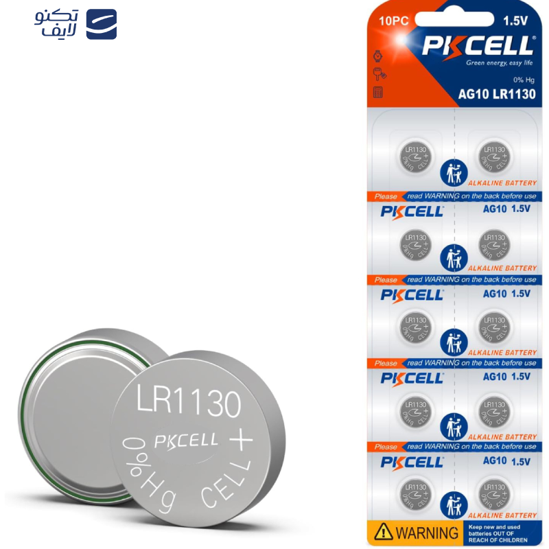 باتری سکه ای پیکی سل مدل AG10 LR1130 ولت 1.5 مجموعه 20 عددی باتری سکه ای پیکی سل مدل AG10 LR1130 ولت 1.5 مجموعه 20 عددی