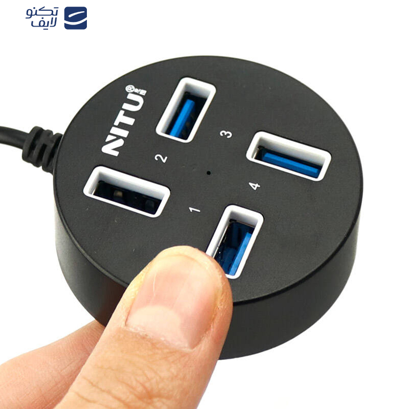 هاب 4 پورت USB 2.0 نیتو مدل NT-HUB01 هاب 4 پورت USB 2.0 نیتو مدل NT-HUB01