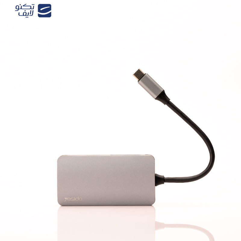هاب 7 پورت USB-C یسیدو مدل HB15 هاب 7 پورت USB-C یسیدو مدل HB15
