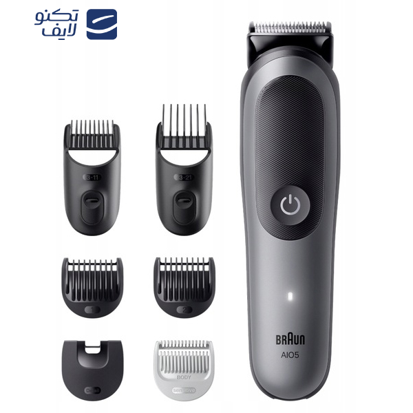 ماشین اصلاح موی صورت شارژی براون مدل AIO5520 ماشین اصلاح موی صورت شارژی براون مدل AIO5520