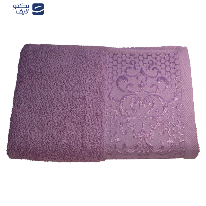 حوله دستی بهبافت آذر مدل گل سایز 40x80 سانتی متر حوله دستی بهبافت آذر مدل گل سایز 40x80 سانتی متر