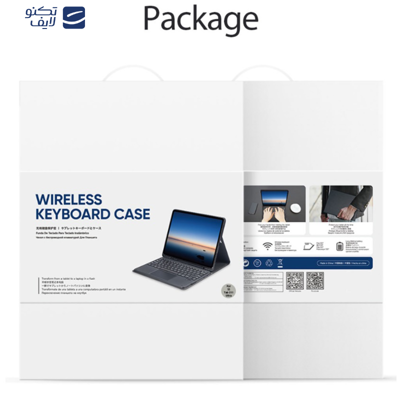 کیف کلاسوری کیبورد دار دوکس دوکیس مدل TK مناسب برای تبلت سامسونگ Galaxy Tab S11-11inch کیف کلاسوری کیبورد دار دوکس دوکیس مدل TK مناسب برای تبلت سامسونگ Galaxy Tab S11-11inch