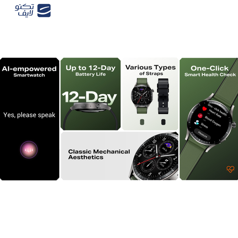 ساعت هوشمند 47 میلیمتری اینفینیکس مدل XWATCH N4 PRO با بند پلاستیکی ساعت هوشمند 47 میلیمتری اینفینیکس مدل XWATCH N4 PRO با بند پلاستیکی