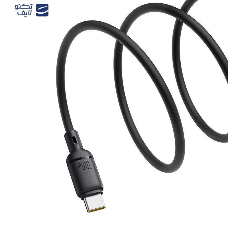 کابل USB-C بیسوس مدل Silky Series طول 1 متر کابل USB-C بیسوس مدل Silky Series طول 1 متر
