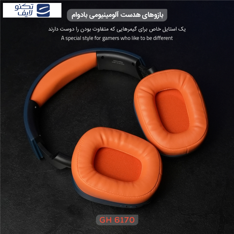 هدست گیمینگ بی سیم تسکو مدل GH 6170 Helios به همراه دانگل هدست گیمینگ بی سیم تسکو مدل GH 6170 Helios به همراه دانگل