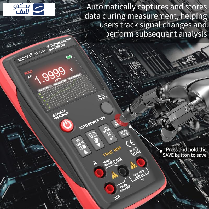 دوربین حرارتی و مولتیمتر زویی مدل ZT-R01 2 IN 1 دوربین حرارتی و مولتیمتر زویی مدل ZT-R01 2 IN 1