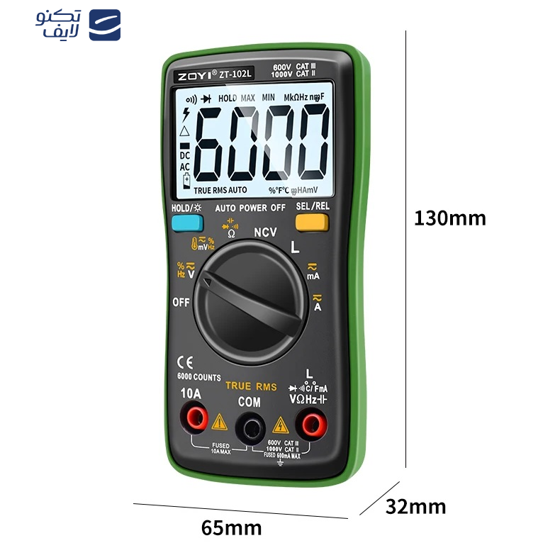 ال سی آر متر و مولتی متر زویی مدل ZT-102L ال سی آر متر و مولتی متر زویی مدل ZT-102L