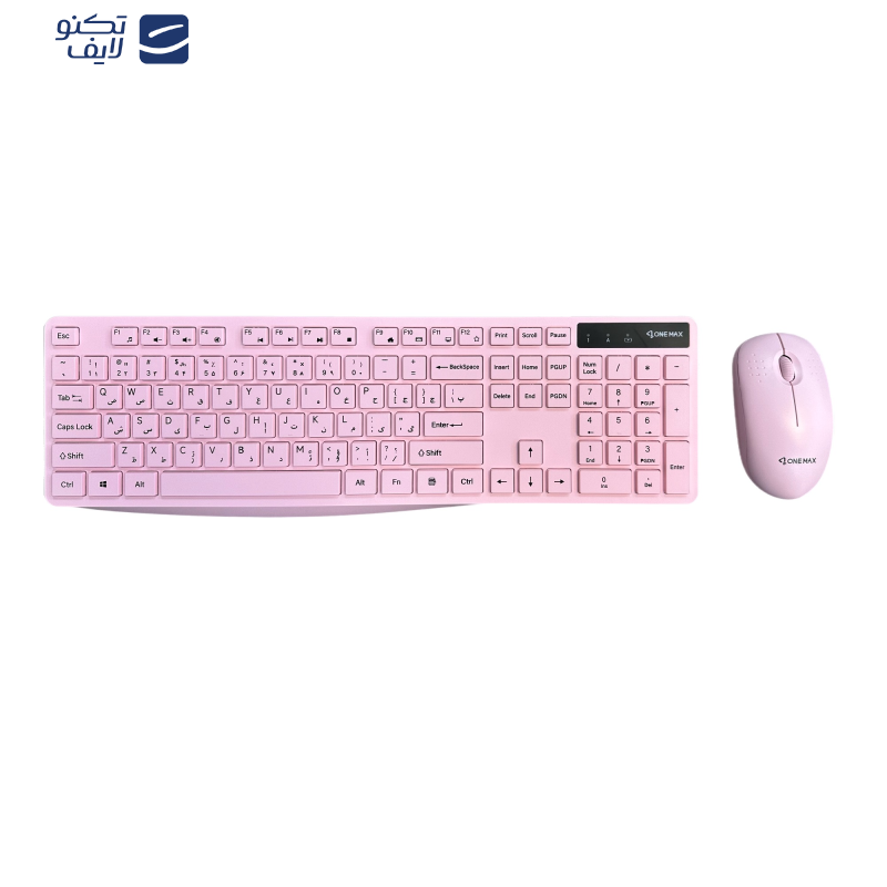 کیبورد و ماوس بی سیم وان مکس مدل OM-4500W کیبورد و ماوس بی سیم وان مکس مدل OM-4500W