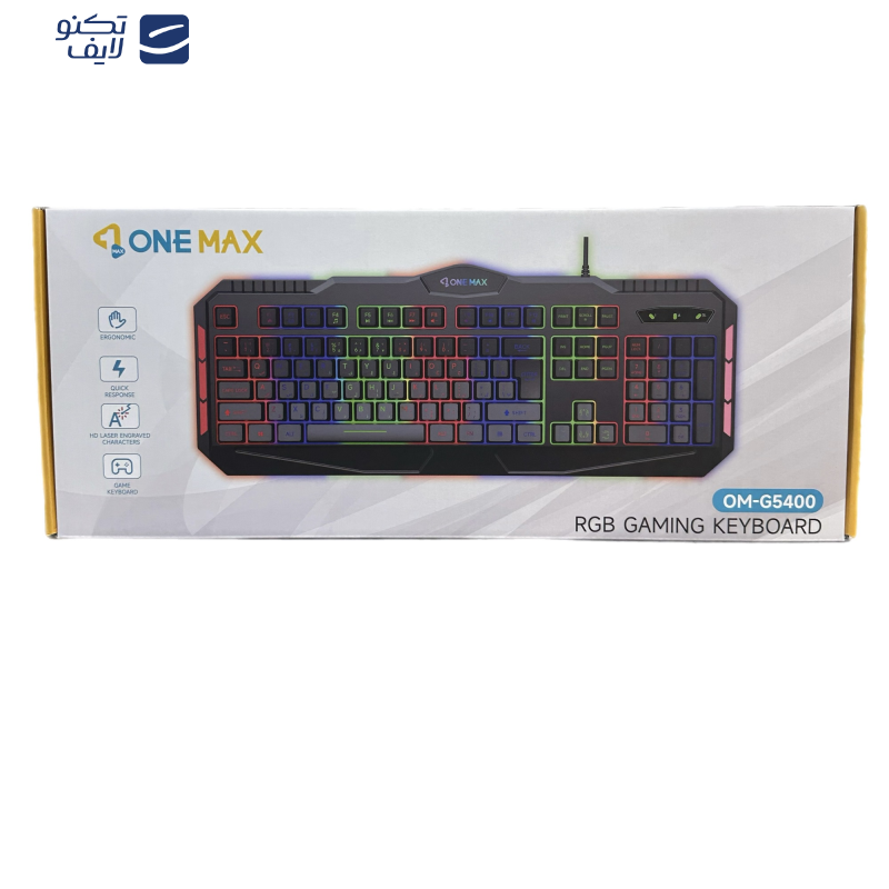 کیبورد گیمینگ وان مکس مدل om-g5400 کیبورد گیمینگ وان مکس مدل om-g5400