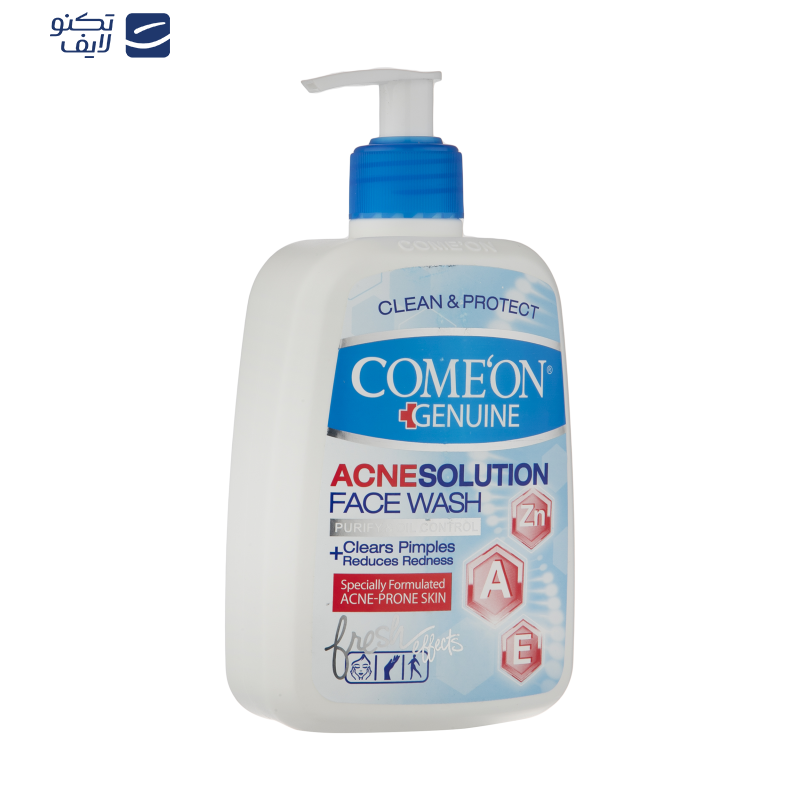 ژل شستوشوی صورت کامان مدل Acne Solution حجم 500 میلیلیتر ژل شستوشوی صورت کامان مدل Acne Solution حجم 500 میلیلیتر