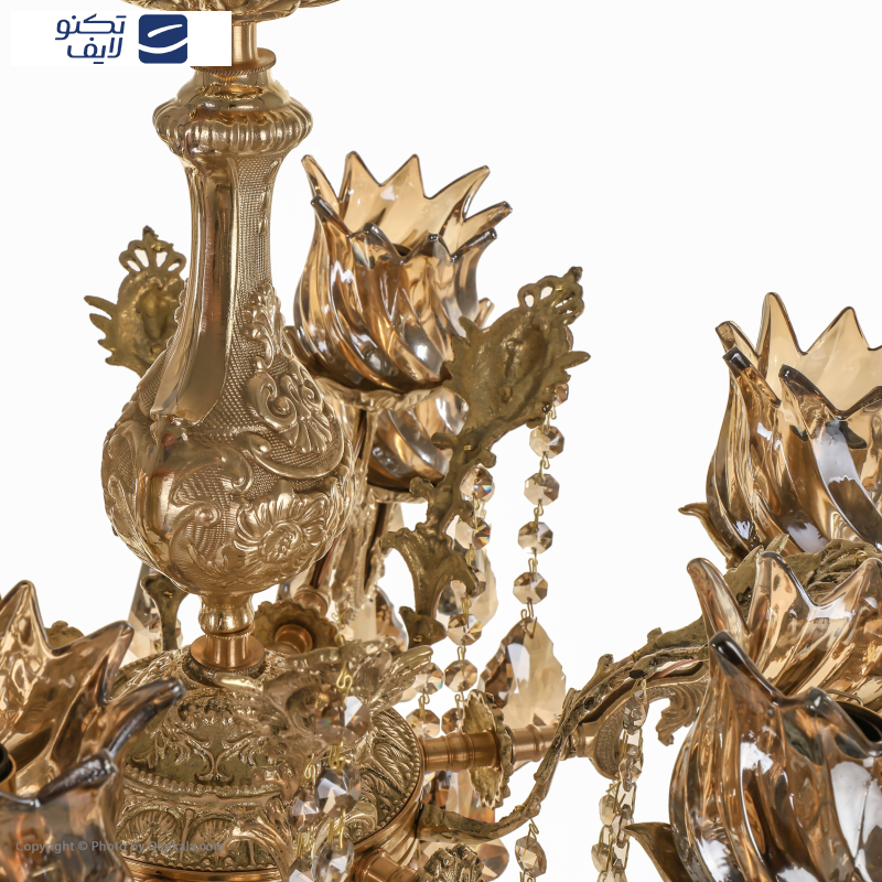 لوستر 12 شعله شاهان تک کد B/8053 لوستر 12 شعله شاهان تک کد B/8053