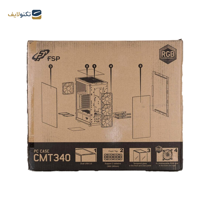 کیس کامپیوتر اف اس پی مدل CMT 340