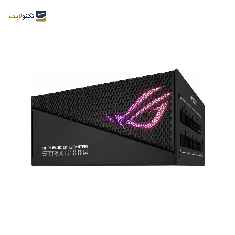 منبع تغذیه کامپیوتر ایسوس مدل ROG STRIX 1200W Aura Edition منبع تغذیه کامپیوتر ایسوس مدل ROG STRIX 1200W Aura Edition