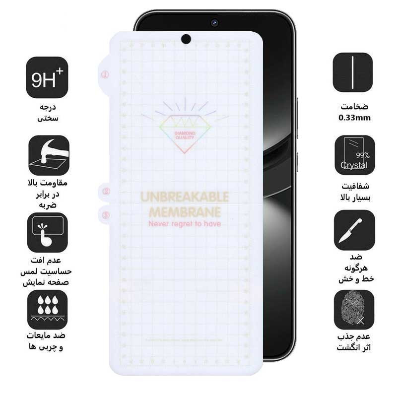 محافظ صفحه نمایش بوف مدل Hydrogel-G مناسب برای گوشی موبایل هوآوی Nova 12 / Nova 12 Lite / Nova 11 SE / Nova 10 SE