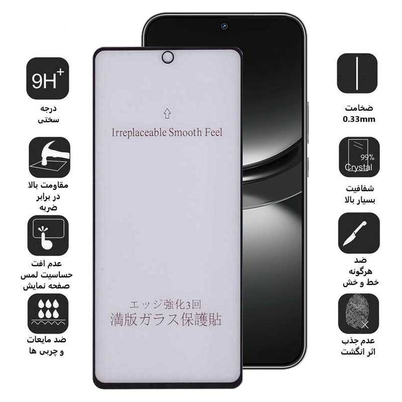 محافظ صفحه نمایش مات بوف مدل 5D-Matte-G مناسب برای گوشی موبایل هوآوی Nova 12 / Nova 12 Lite / Nova 11 SE / Nova 10 SE