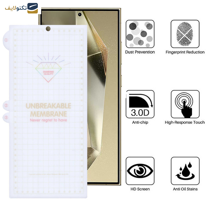 محافظ صفحه نمایش بوف مدل Hydrogel-G مناسب برای گوشی موبایل سامسونگ Galaxy S24 Ultra / S23 Ultra / S22 Ultra محافظ صفحه نمایش بوف مدل Hydrogel-G مناسب برای گوشی موبایل سامسونگ Galaxy S24 Ultra / S23 Ultra / S22 Ultra