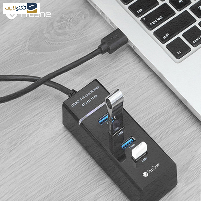 هاب 4 پورت USB پرووان مدل PHU570 