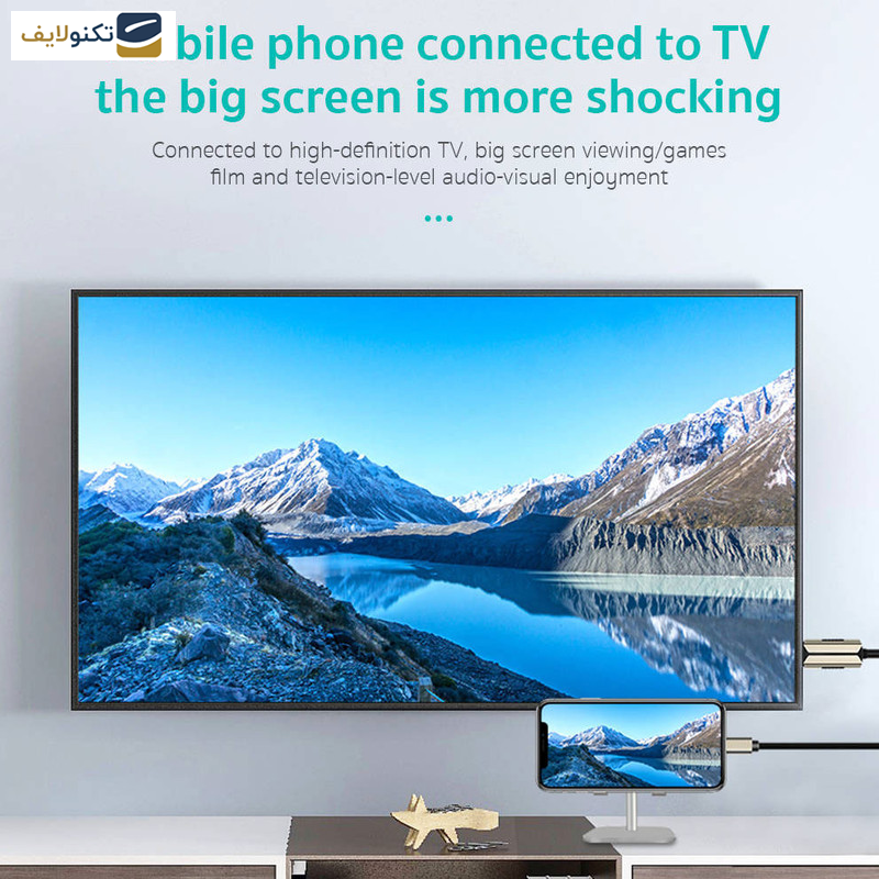 کابل تبدیل HDMI به لایتنینگ/USB کوتتسی مدل 33022 طول 2 متر کابل تبدیل HDMI به لایتنینگ/USB کوتتسی مدل 33022 طول 2 متر