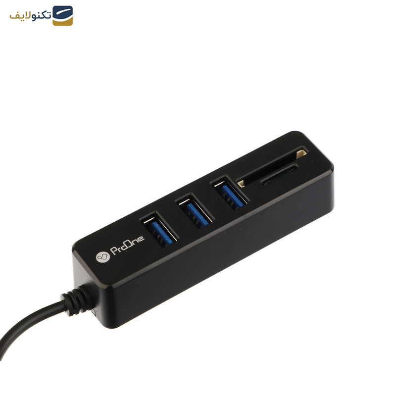 هاب 3 پورت USB و رم ریدر پرووان مدل PHU585
