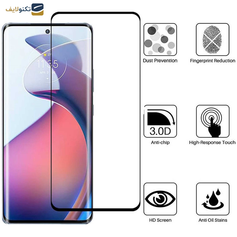 محافظ صفحه نمایش بوف مدل Full-Glue مناسب برای گوشی موبایل موتورولا Edge 30 Fusion محافظ صفحه نمایش بوف مدل Full-Glue مناسب برای گوشی موبایل موتورولا Edge 30 Fusion