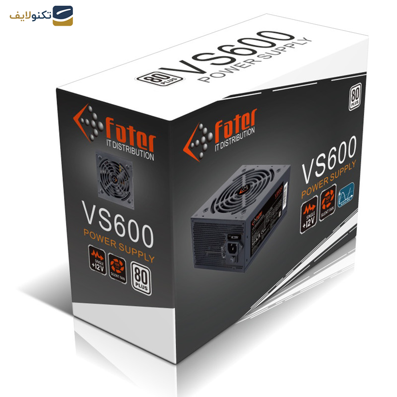 منبع تغذیه کامپیوتر فاطر مدل VS600 منبع تغذیه کامپیوتر فاطر مدل VS600