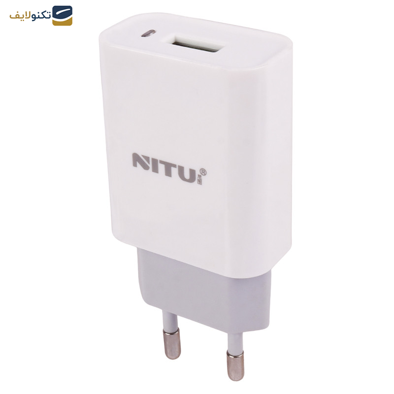 شارژر دیواری 12 وات نیتو مدل TC066 به همراه کابل لایتنینگ شارژر دیواری 12 وات نیتو مدل TC066 به همراه کابل لایتنینگ