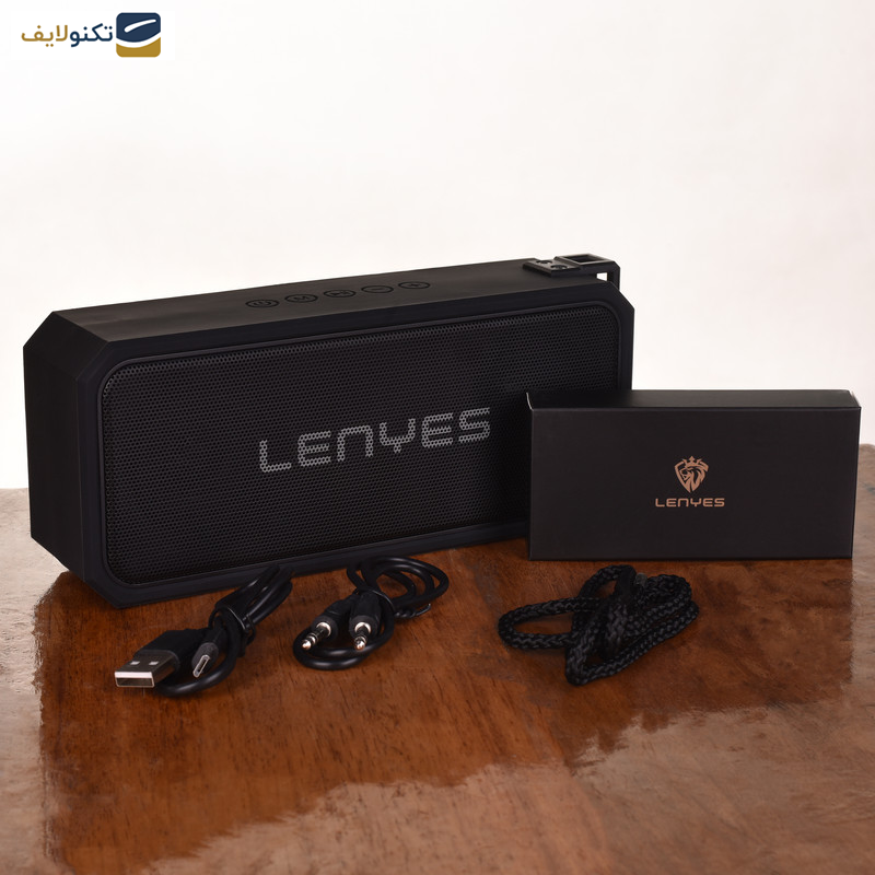 اسپیکر بلوتوثی قابل حمل لنیز مدل S107 اسپیکر بلوتوثی قابل حمل لنیز مدل S107
