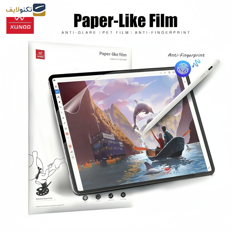 محافظ صفحه نمایش مات ژاند مدل Paper-Like مناسب برای تبلت اپل iPad Pro 11 (2018, 2020, 2021, 2022)/ Air 10.9 (2022)/ Air 4/ Air 5 محافظ صفحه نمایش مات ژاند مدل Paper-Like مناسب برای تبلت اپل iPad Pro 11 (2018, 2020, 2021, 2022)/ Air 10.9 (2022)/ Air 4/ Air 5