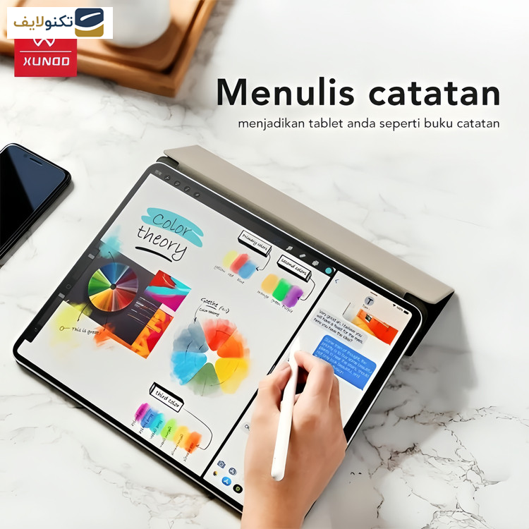 محافظ صفحه نمایش مات مدل Paper-Like مناسب برای تبلت اپل iPad Air 10.9 2022 محافظ صفحه نمایش مات مدل Paper-Like مناسب برای تبلت اپل iPad Air 10.9 2022