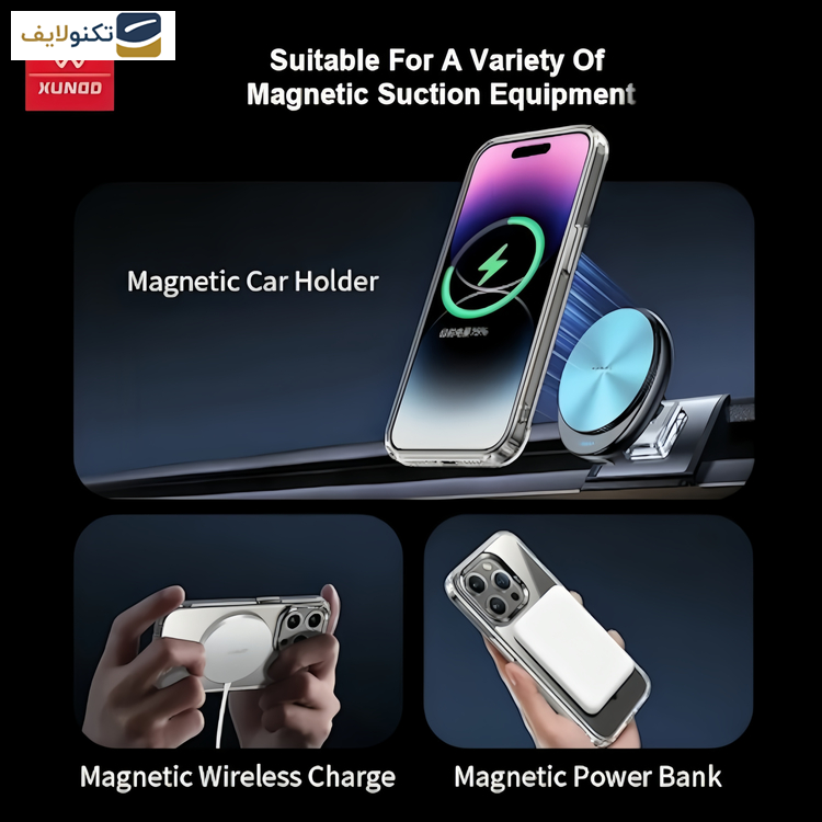 کاور ژاند مدل Wisely Magsafe مناسب برای گوشی موبایل اپل iPhone 15 Pro Max