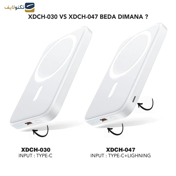 پاور بانک ژاند مدل XDCH-047 ظرفیت 10000 میلی آمپر ساعت پاور بانک ژاند مدل XDCH-047 ظرفیت 10000 میلی آمپر ساعت