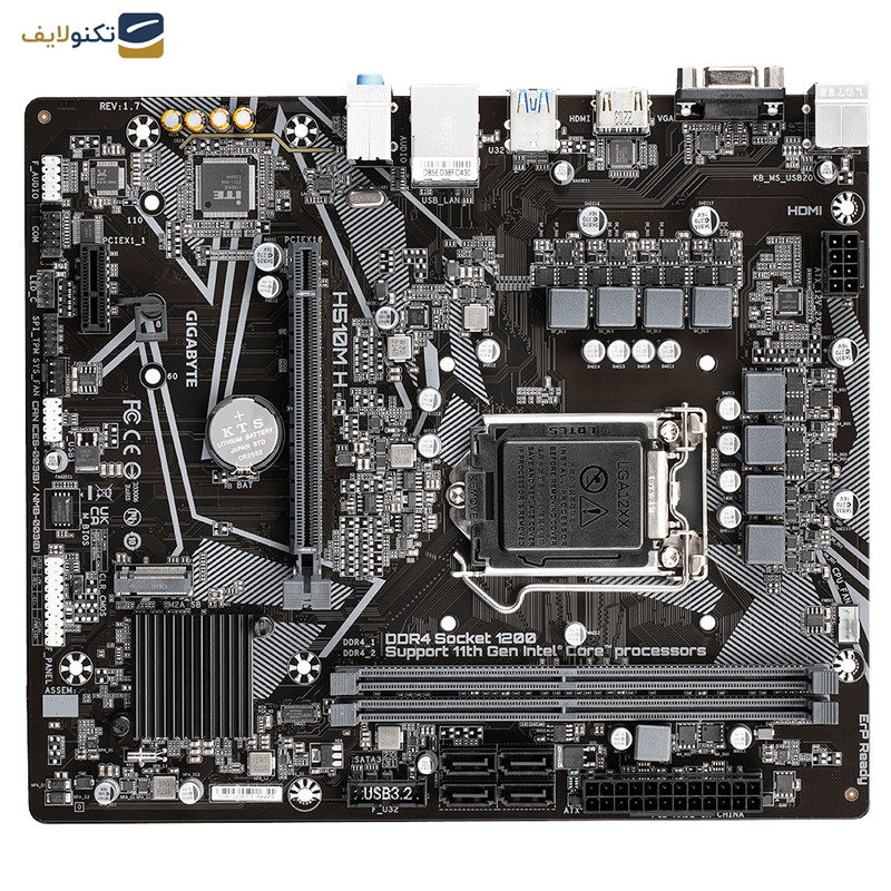 مادربرد گیگابایت مدل H510M H rev. 1.7 مادربرد گیگابایت مدل H510M H rev. 1.7