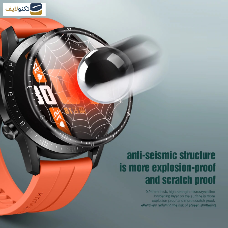 محافظ صفحه نمایش بادیگارد GT2 مناسب برای ساعت هوشمند هوآوی WATCH GT 2 LTN-B19 46 mm محافظ صفحه نمایش بادیگارد GT2 مناسب برای ساعت هوشمند هوآوی WATCH GT 2 LTN-B19 46 mm