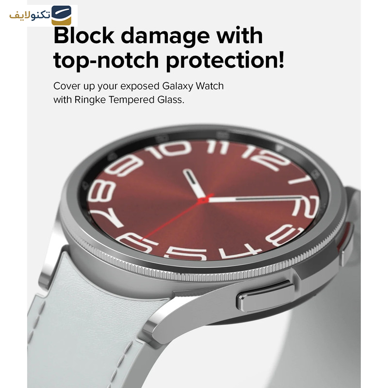 محافظ صفحه نمایش شیشه ای بادیگارد مدل GW مناسب برای ساعت هوشمند سامسونگ Galaxy Watch 6 Classic 47mm محافظ صفحه نمایش شیشه ای بادیگارد مدل GW مناسب برای ساعت هوشمند سامسونگ Galaxy Watch 6 Classic 47mm
