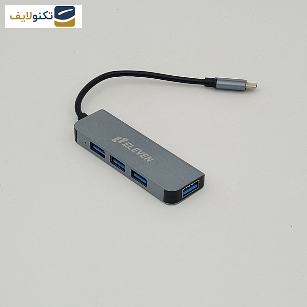 هاب 4 پورت USB 2.0 پورت ایلون مدل TYPE-C H801 هاب 4 پورت USB 2.0 پورت ایلون مدل TYPE-C H801